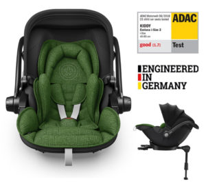 KIDDY Autosedačka Evoluna i-size 2 + Isofix základna 40-83 cm Cactus Green Melange